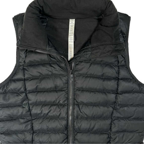 Lululemon Brave the Cold Vest Black Style W4BO8S Size 6 - Picture 9 of 16